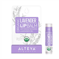 Organic Lavender Lip Balm, 0.16 oz (Alteya Organics)