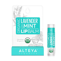 Organic Lavender Mint Lip Balm, 0.16 oz (Alteya Organics)