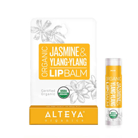 Organic Jasmine Ylang Ylang Lip Balm, 0.16 oz (Alteya Organics)