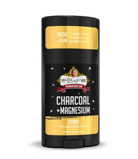 Charcoal + Magnesium Deodorant - Citrus, 2.5 oz (Magic Mud)