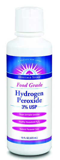 Hydrogen Peroxide Food Grade 3&#37;, 16 fl oz (Heritage Store) 
