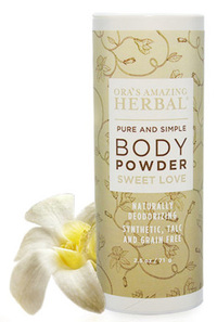 Body Powder - Sweet Love 2.5 oz (Ora's Amazing Herbal)