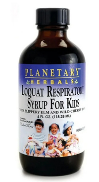 Loquat Respiratory Syrup for Kids, 4 fl oz (Planetary Herbals)