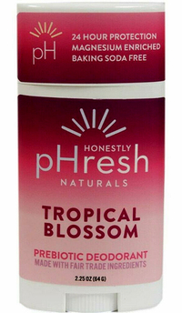 Tropical Blossom Prebiotic Deodorant Stick, 2.25 oz (Honestly PHresh)