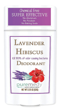 Lavender Hibiscus Deodorant, 2.25 oz (Puremedy)