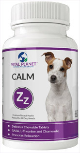 Calm For Dogs, 60 chicken flavored chewable tablets (Vital Planet)