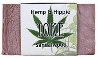 Toke Hemp Sandalwood Soap 6 oz bar (Rad Soap Co.)