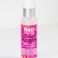 Cucumber Flower Natural Deodorant Spray, 2 oz (Rad Soap Co.)