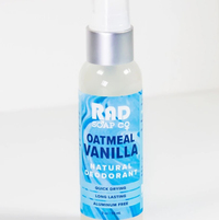 Oatmeal Vanilla Natural Deodorant Spray, 2 oz (Rad Soap Co.)