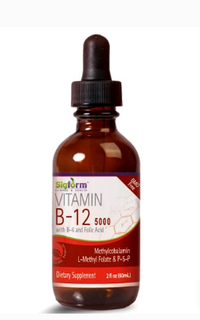 Vitamin B-12 Liquid - 5000 mcg 2 fl oz /60 ml (Sigform)
