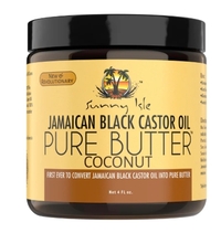 Jamaican Black Castor Oil Butter w/Coconut Oil, 4 fl oz (Sunny Isle)