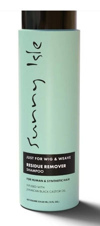 Just for Wig &amp; Extensions - Residue Remover Shampoo, 12 fl oz (Sunny Isle)