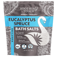 Eucalyptus Spruce Bath Salts, 32 oz (Soothing Touch)