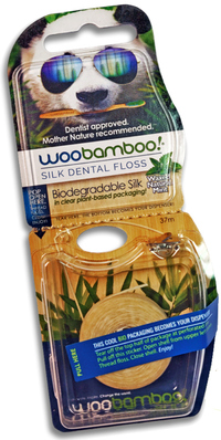 Dental Floss, Eco-Friendly Silk 37m (Woo Bamboo)