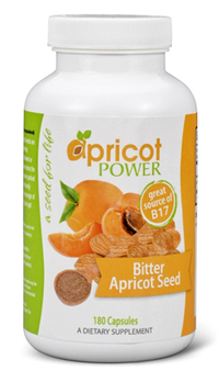 Bitter Apricot Seed - 60 mg, 180 Capsules (Apricot Power)