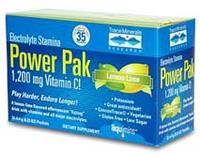 Electrolyte Stamina Power Pak, Lemon-Lime, 32 - 6.4g packets (Trace Minerals Research)
