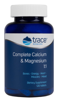 Complete Calcium &amp; Magnesium, 120 tablets (Trace Minerals Research)