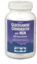 CLEARANCE SALE: Glucosamine, Chondroitin, MSM, 120 tablets  (Trace Minerals Research)