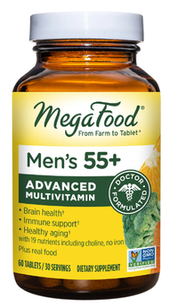 Men's 55+ Advanced Multivitamin, 60 tablets (Mega Food)