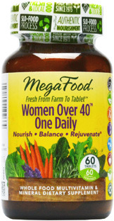 Women Over 40 One Daily Multivitamin, 60 tablets (Mega Food)
