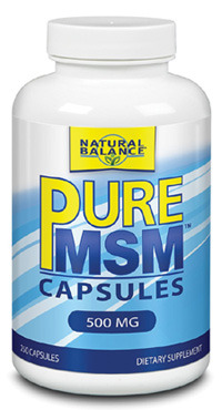 Pure MSM&#153; Capsules  - 500 mg, 250 capsules (Natural Balance)