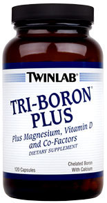 Boron / TriBoron Plus, 120 capsules (Twinlab)