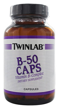 CLEARANCE SALE: B-50 Vitamin B Complex, 50 capsules (Twinlab)