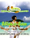 CLEARANCE SALE: Slim-O-San Slimming Drops, 3.4 fl oz / 100ml (Sanda)