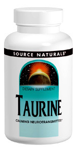 Taurine 1000 - 1,000 mg, 120 capsules (Source Naturals)