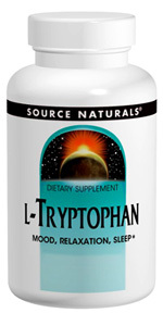 L-Tryptophan - 500 mg, 30 tablets (Source Naturals)