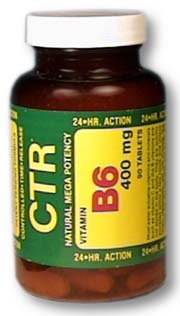 Vitamin B6 CTR&reg; - 400 mg, 90 tablets (Bioenergy)