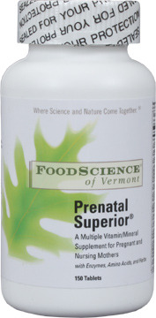 Prenatal Superior Multivitamins, 150 vegetarian tablets (Food Science)