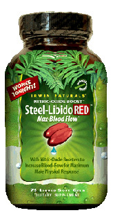 Steel Libido RED&#153;, 75 liquid soft gels (Irwin Naturals)