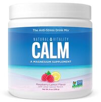 Natural Calm Magnesium - Raspberry Lemon, 8 oz (Natural Vitality)