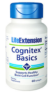Cognitex Basics With Alpha-GPC, 60 softgels (Life Extension)