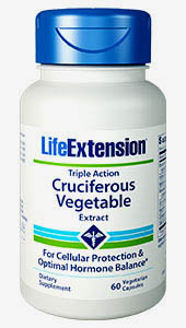 CLEARANCE SALE: Cruciferous Vegetable Extract, 60 vegetarian capsule (Life Extension)