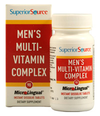 Men's 50+ Multivitamin Complex, 90 microlingual tablets (Superior Source)