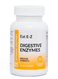 Eat E-Z Digestive Enzymes, Regular Strength, 30 Vegetarian Capsules  