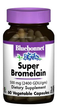 Super Bromelain - 500 mg, 30 vegetable capsules (Bluebonnet)