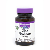 Zinc Picolinate - 50 mg, 50 vegetable capsules (Bluebonnet)   