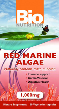 Red Marine Algae - 1,000 mg, 60 vegetarian capsules (Bio Nutrition)  