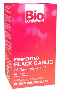 Fermented Black Garlic - 450 mg, 60 vegetarian capsules (Bio Nutrition)