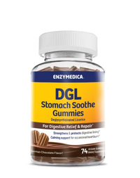 DGL Stomach Soothe, 74 vegan gummies (Enzymedica) 