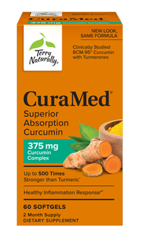 CuraMed&reg; - 375 mg, 60 softgels (Terry Naturally)