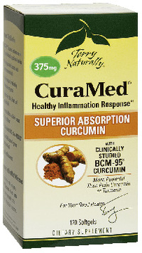 CuraMed&reg; - 375 mg, 120 softgels (Terry Naturally)