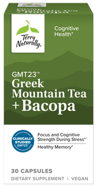 Greek Mountain Tea + Bacopa, 30 capsules (Terry Naturally)