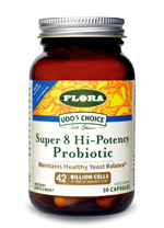 Super 8 Hi Potency Probiotic - 42 Billion, 30 capsules (Flora)
