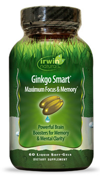 Ginkgo Smart, 60 liquid soft gels (Irwin Naturals)