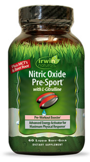 Nitric Oxide Pre-Sport, 60 liquid soft gels (Irwin Naturals)