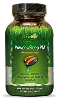 Power to Sleep PM&reg; - 6 mg Melatonin 60 liquid soft gels (Irwin Naturals)